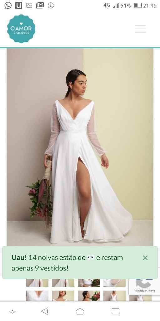 Encontrei meu vestido ideal - o amor é simples - 1