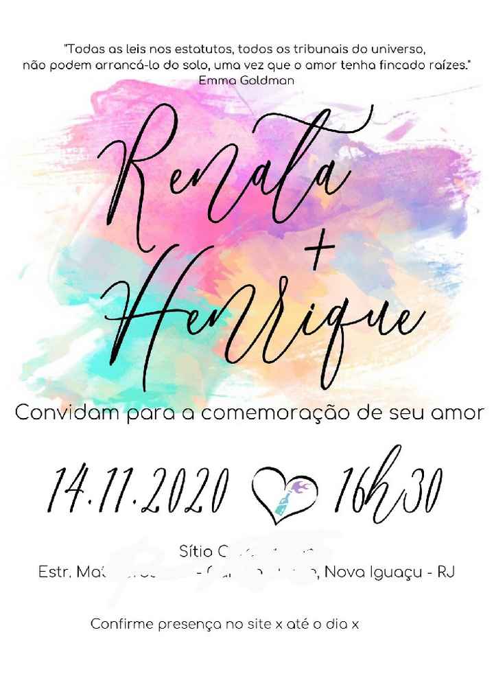 Convites de casamento - como definir o layout? - 1