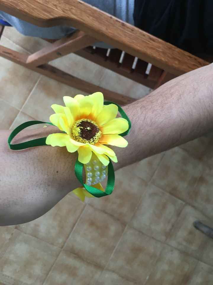 Corsage de girassol 🌻 - 1