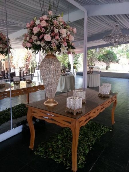 Decoração rosa