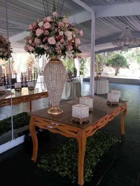 Decoração rosa