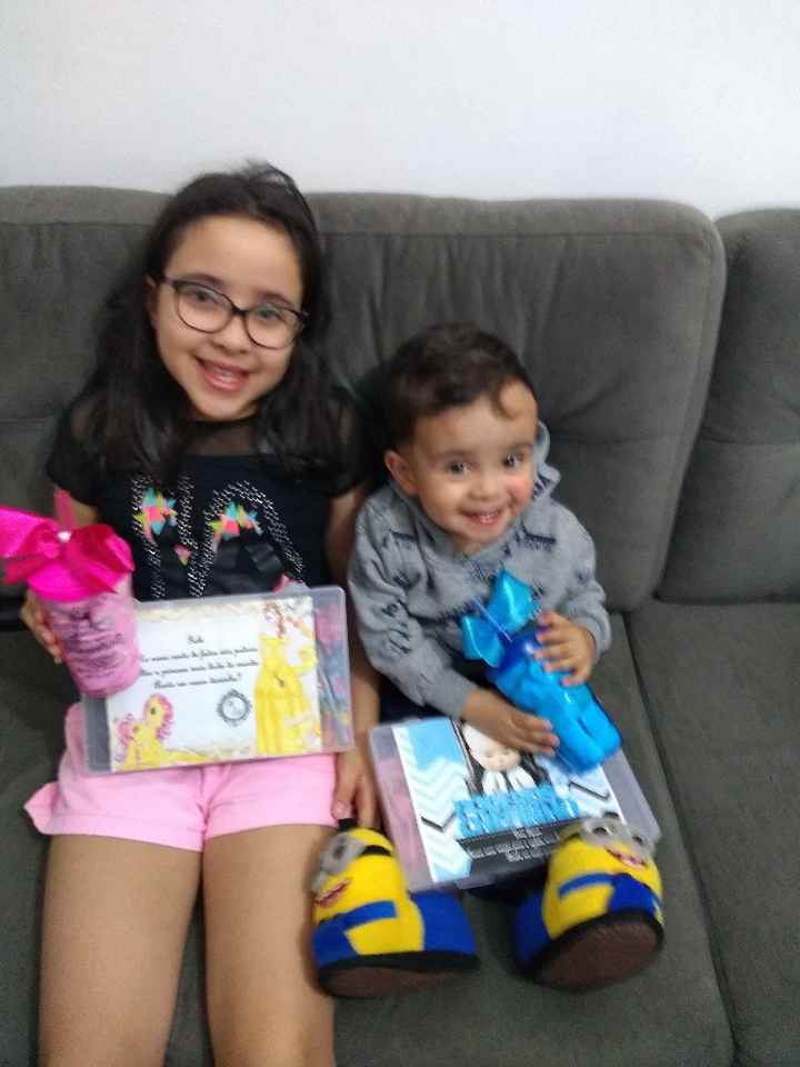 Convite daminha e pajem 😍 - 2