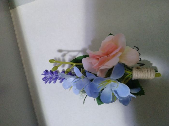Faça você mesma - flor de lapela - 1