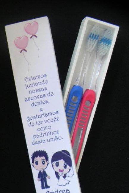 Convidando padrinhos - inspirações