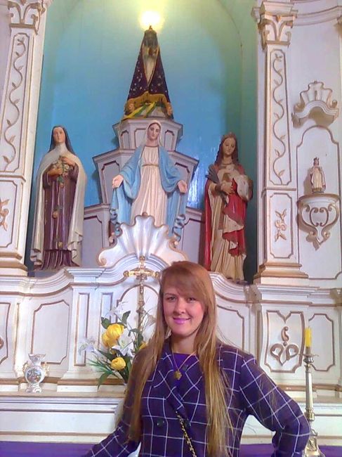 Lindo altar de Nossa Senhora Aparecida!