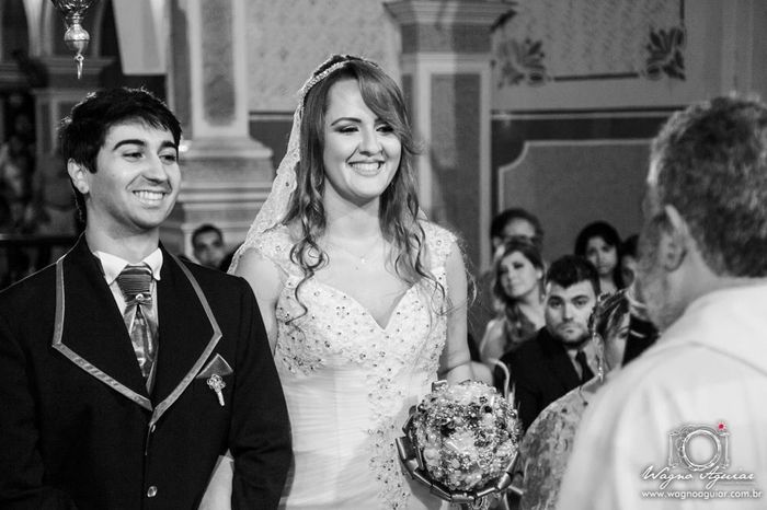 Cerimônia acontecendo