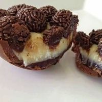 Bombons no formato de coração Trufados - EU que FAÇO!!!