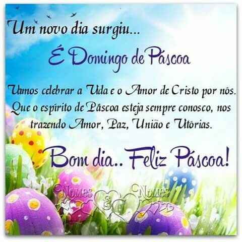 Feliz páscoa com muito amor ! - 1