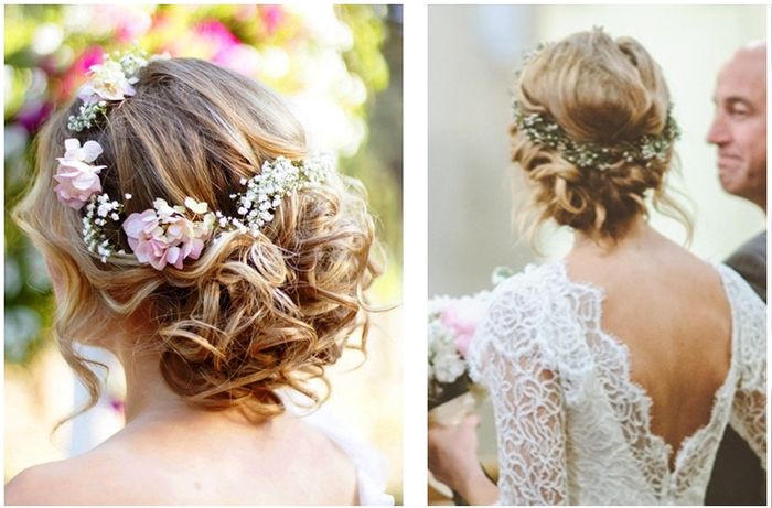 Penteado para casamento durante o dia