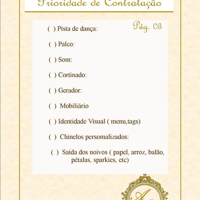 Contratando os fornecedores - 1