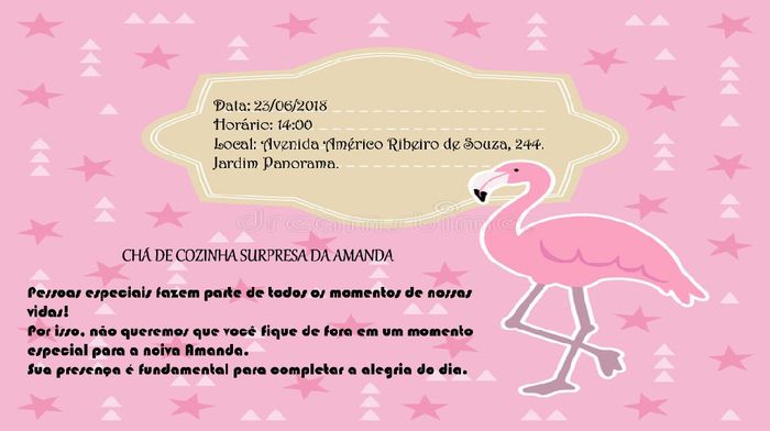 Convite para chá de cozinha surpresa 5