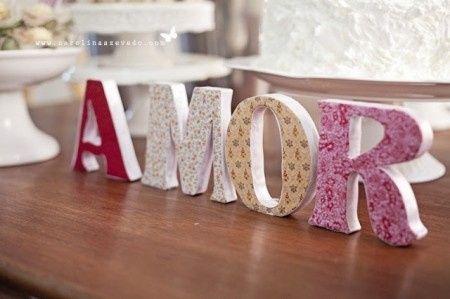 Letras decorativas
