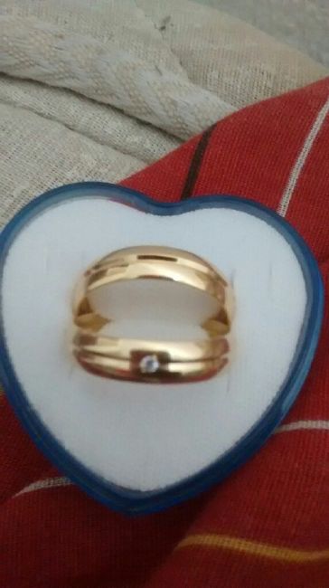 Olha minha aliança de noivado - 2