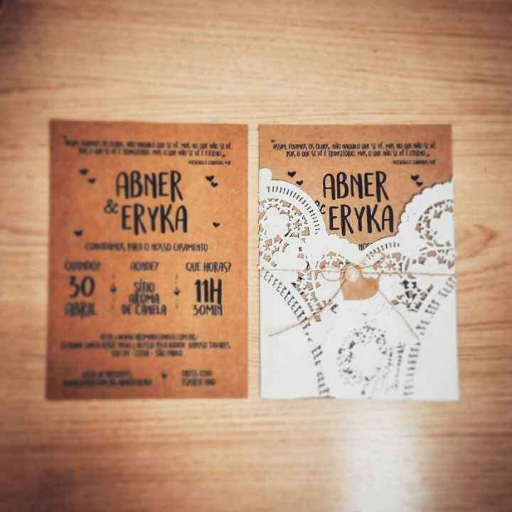  Quem quer gastar pouco com convite? - 1