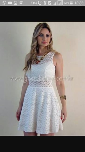 Vestido para ceremonia civil - 1