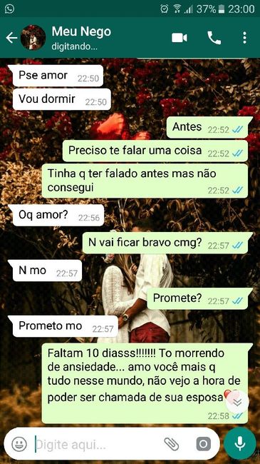 Tentativa de dar um susto no noivo #brincadeira - 2