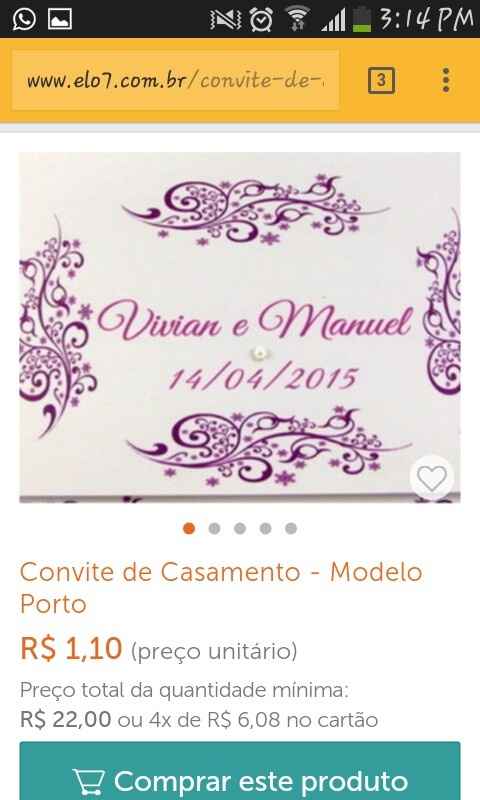 Convite barato... alguém ai fez ? - 3
