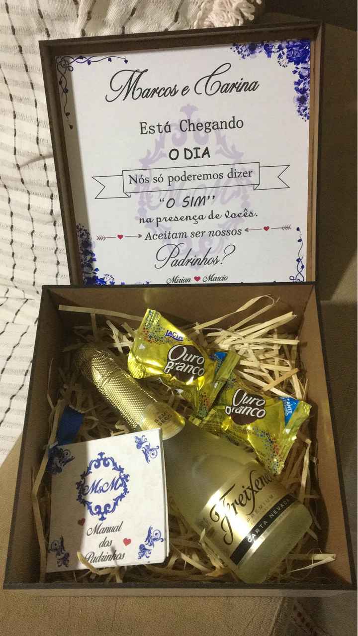 Caixa dos padrinhos! Vem ver 🤩 - 1