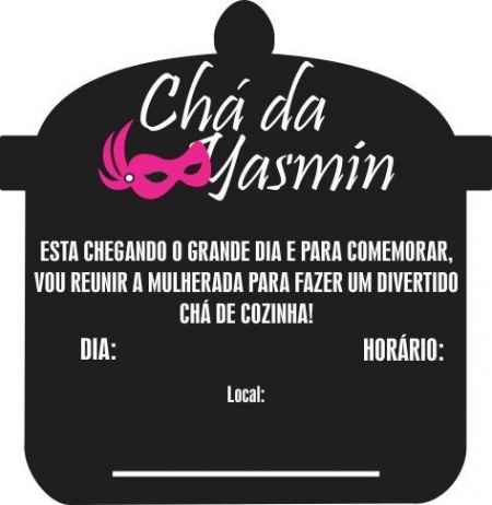 Chá de Cozinha - CONVITE