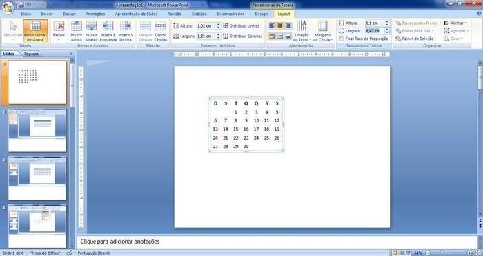 DIY - Calendário