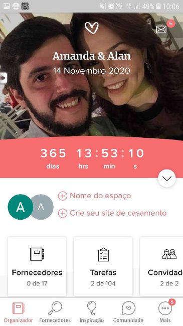 1 ano para o casamento! 3
