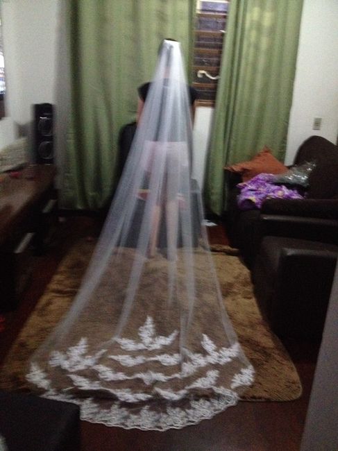 Meu véu chegou... vem ver :) - 3