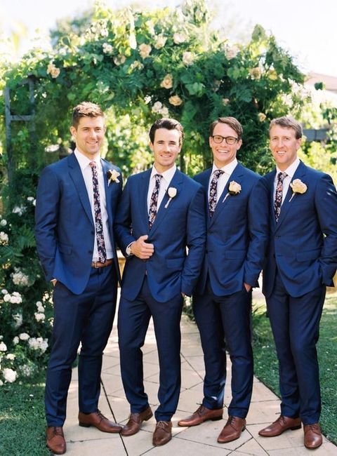Noivo usar gravata estampada no look do casamento: 👍 ou 👎 8