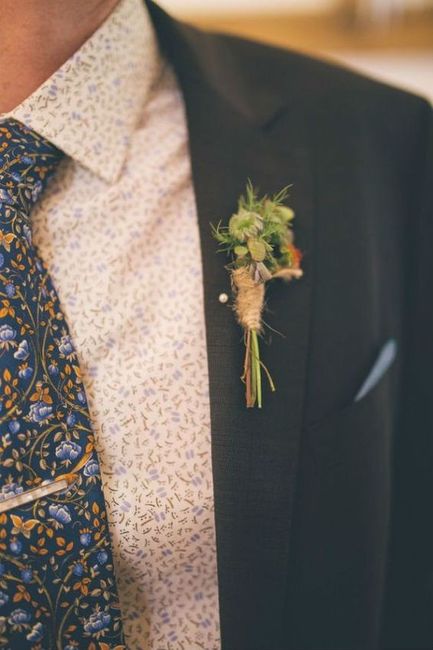 Noivo usar gravata estampada no look do casamento: 👍 ou 👎 5