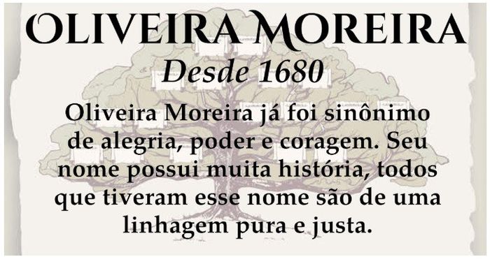 Seremos a família Oliveira Moreira 2