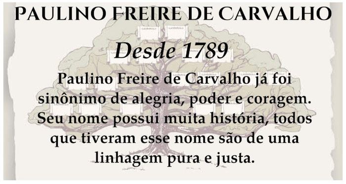 Família Paulino Freire de Carvalho 2
