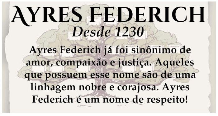 Seremos a família Ayres Federich 2