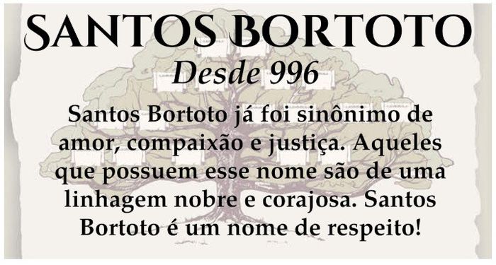 Seremos a família Santos Bortoto 2