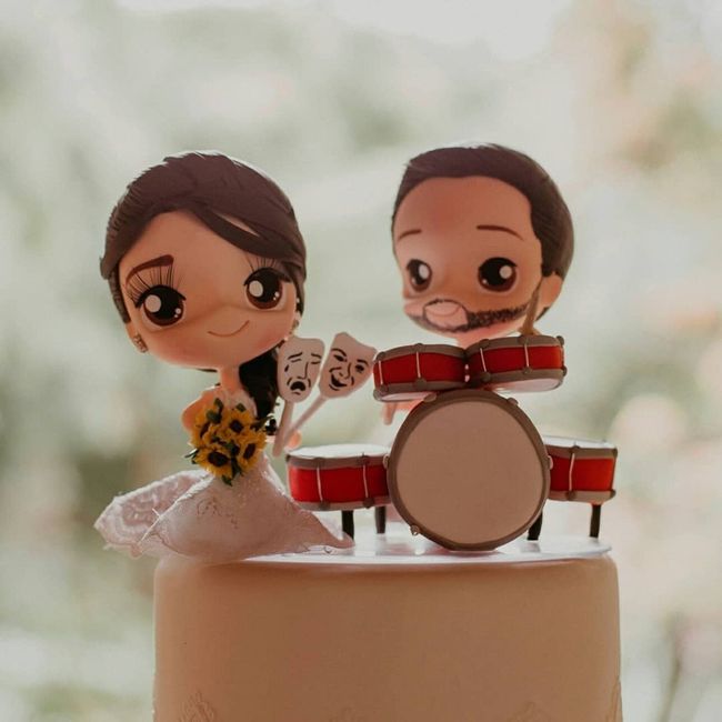 Que objeto te representaria no topo de bolo do casamento? - 1