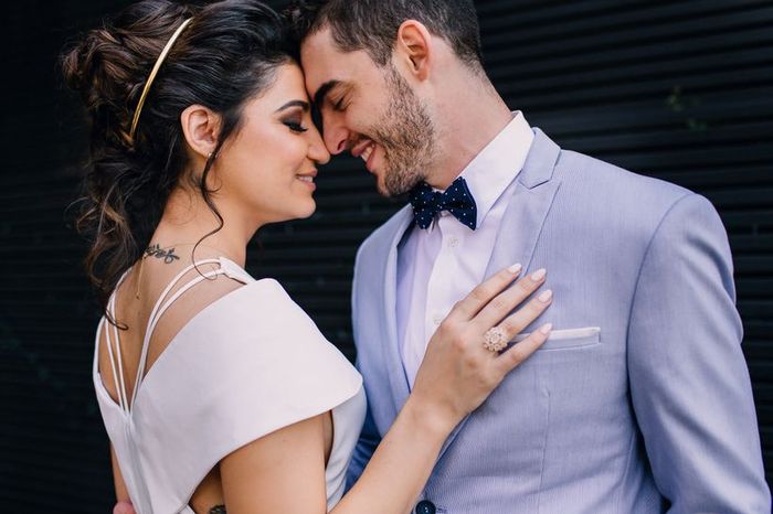 Para esta inspiração de casamento civil, você diz: SIM ou NÃO?! 💍 3