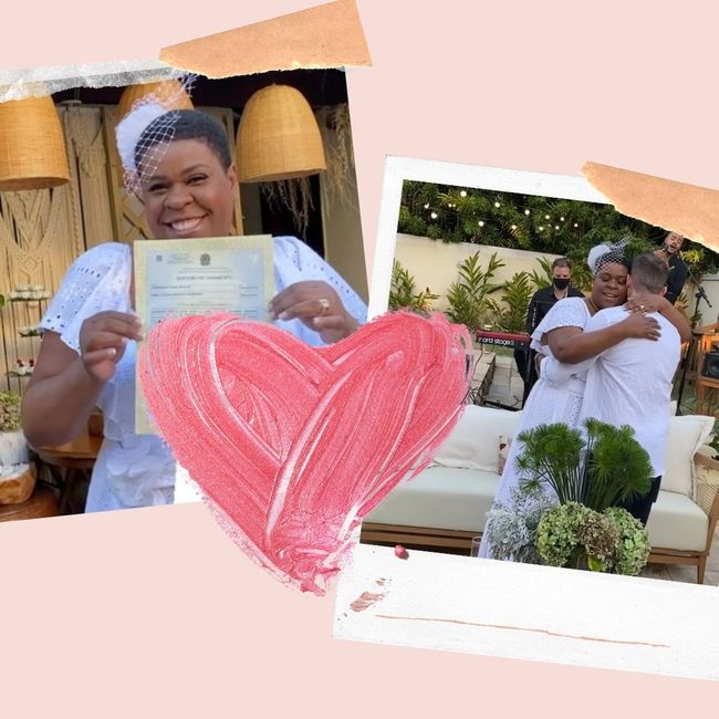 Casamento civil da Cacau Protásio: que tal este bolo cor de rosa? 💕 2