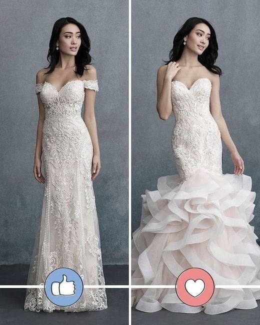 Uma noiva, dois vestidos: com qual você fica hoje? 👰 2