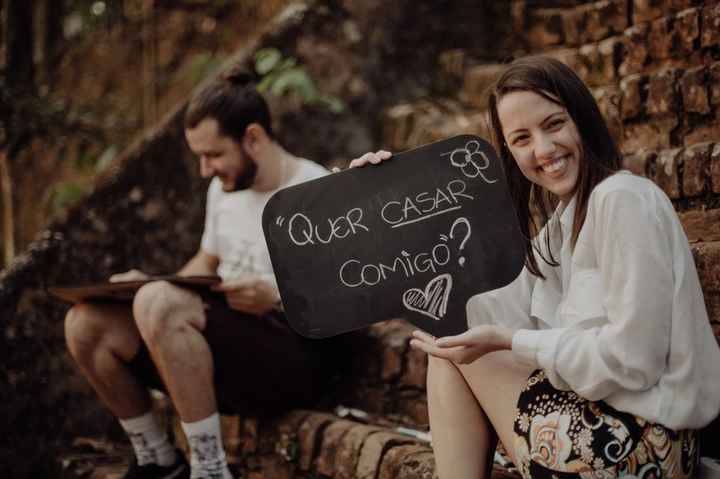 Faz questão do pedido de casamento oficial? - 1