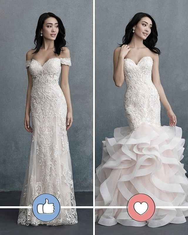 Uma noiva, dois vestidos: com qual você fica hoje? 👰 - 1