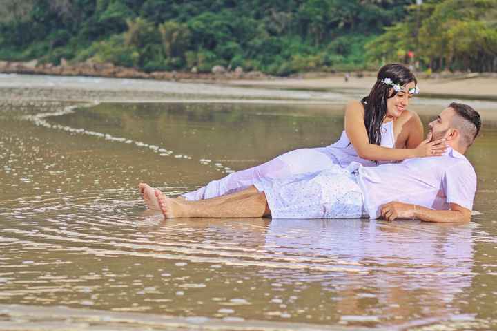 Prévia do nosso Pré-wedding na praia ❤️😍 - 9