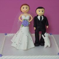 Noivinhos topo bolo