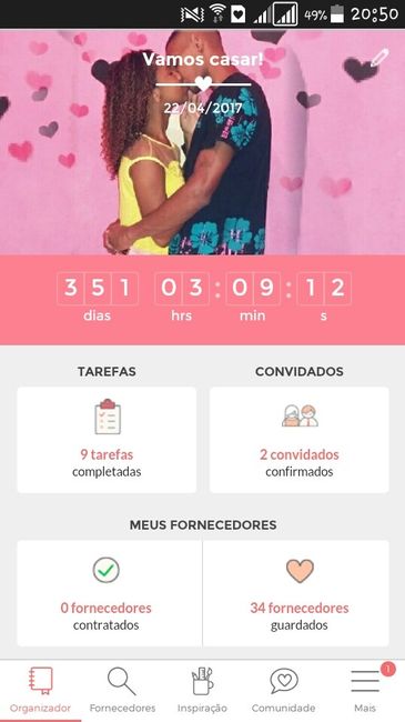 Falta quantos dia pro seu grande dia ?? ?? - 1