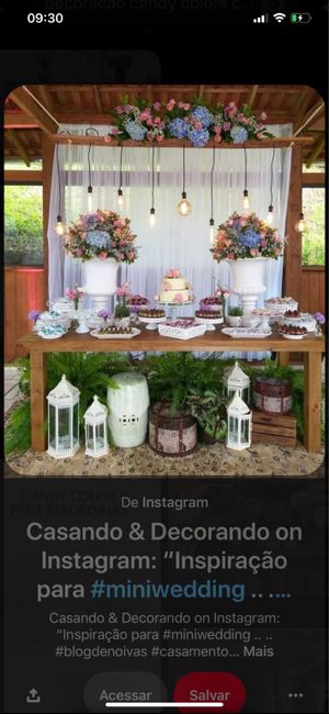 Cores para decoração e convite. 6