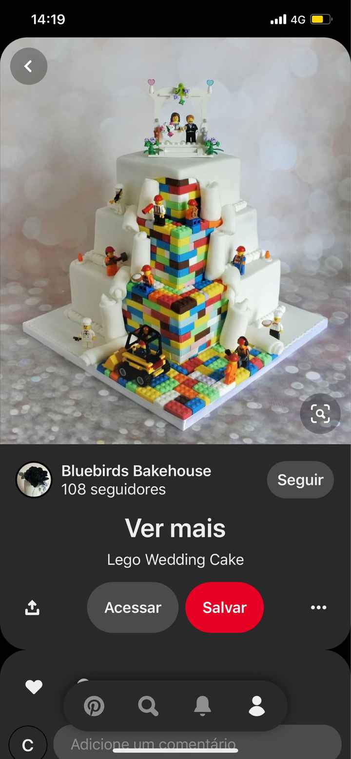 Bolo de Casamento. - 1