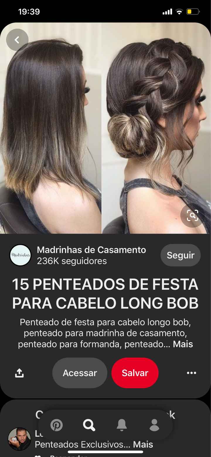 Penteado pra cabelo curto - 1