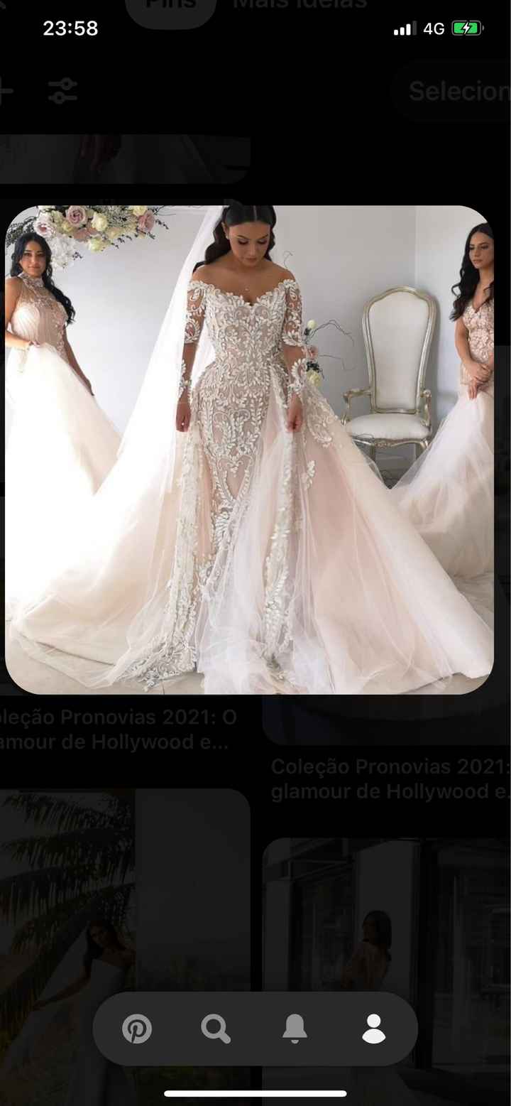 Vestido de noiva pós cerimônia - 1