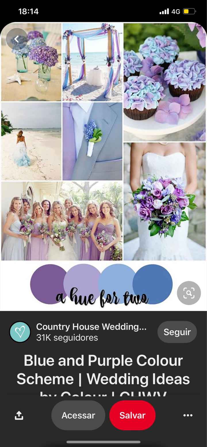 Paleta de cores casamento na praia - 3
