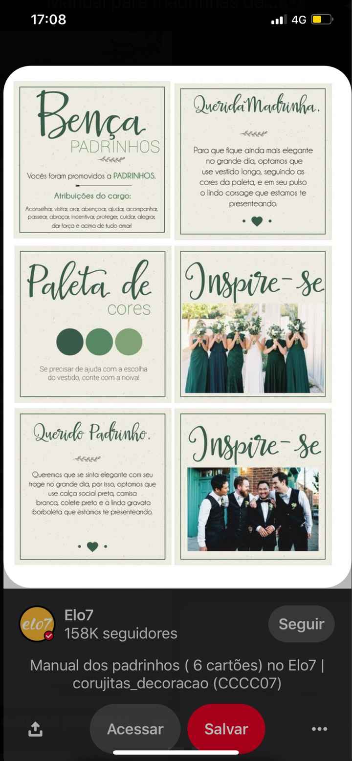 Manual de madrinhas/demoiselles/padrinhos - 4