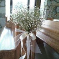 Como vão decorar os bancos da igreja? - 1