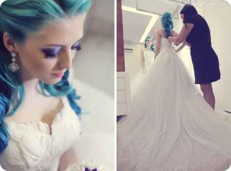 cabelo azul