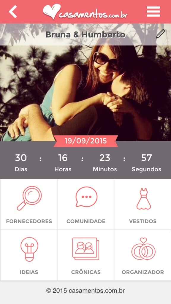 Só faltam 30 dias!  o/ - 1